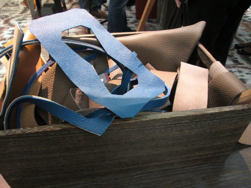 Hermes leather scraps