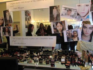 My-Make Up Masterclasses counter