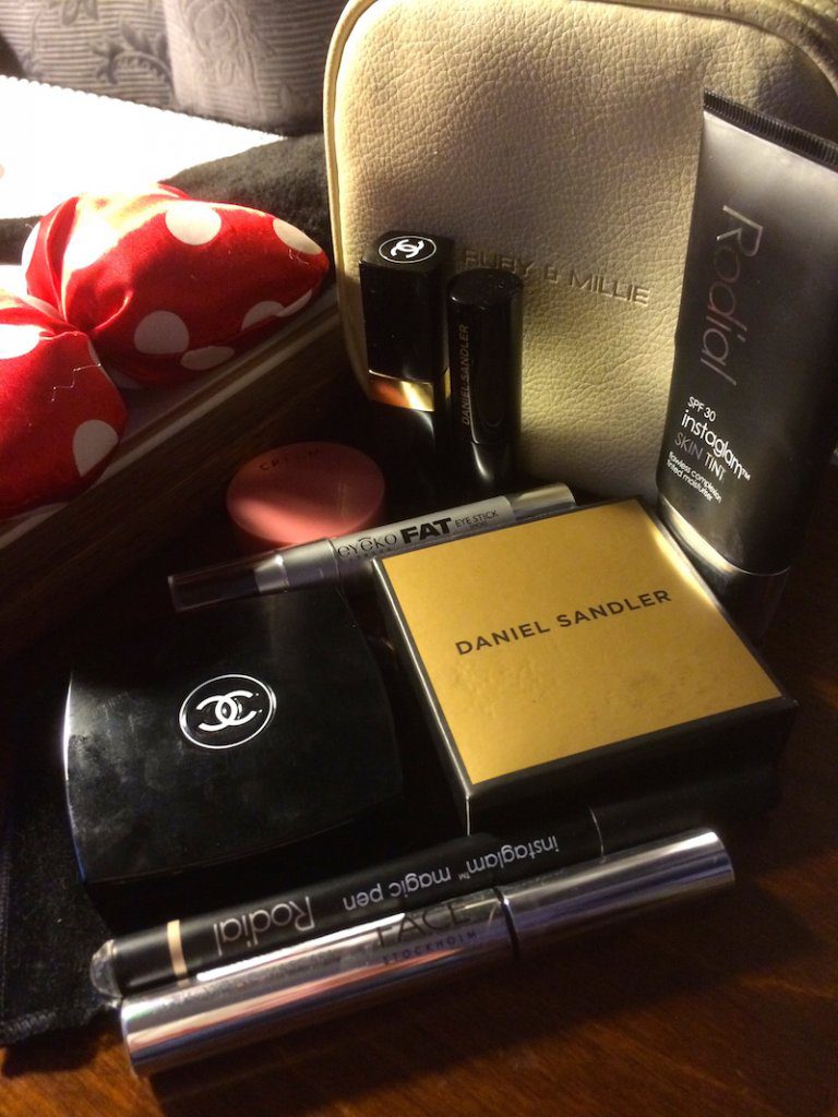 Make up essentials for a few days away
