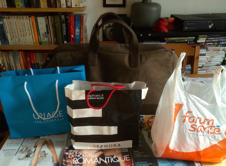 Sephora and two French pharmacies