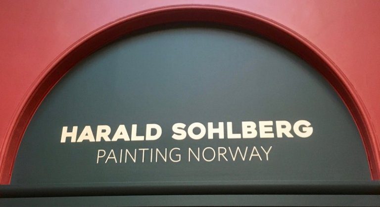 Harald Sohlberg Painting Norway sign