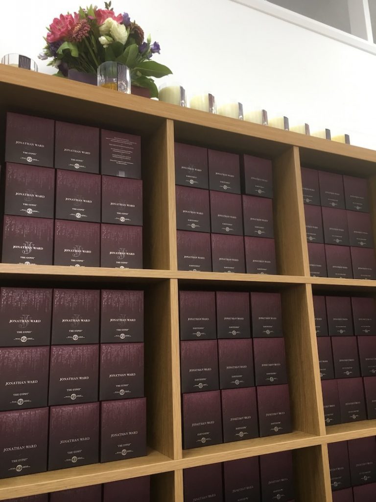 Jonathan ward wall of boxes