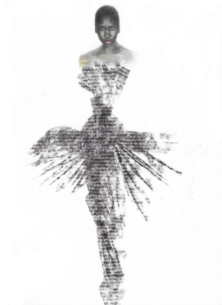 Alek Wek by Marc McGreevy
