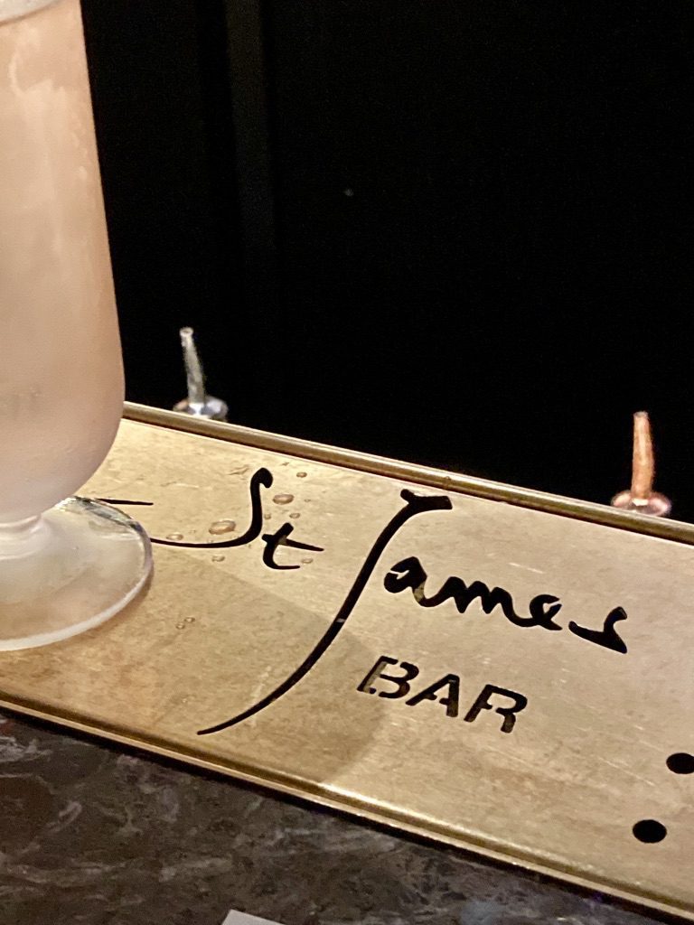 Creed cocktail at St James Bar