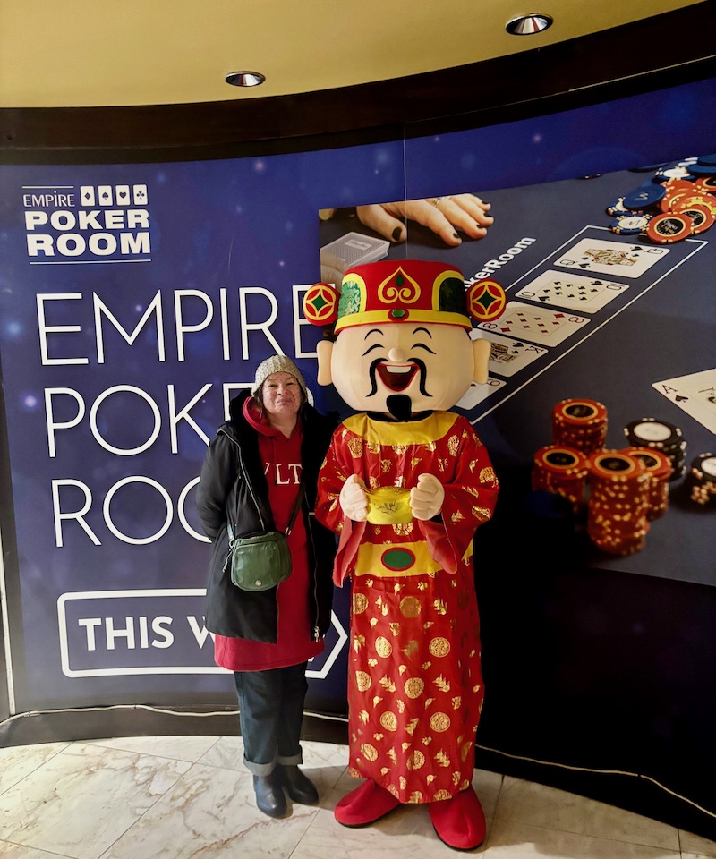 iBeheld with Caishen the God of Wealth at the Empire Casino Leicester Square