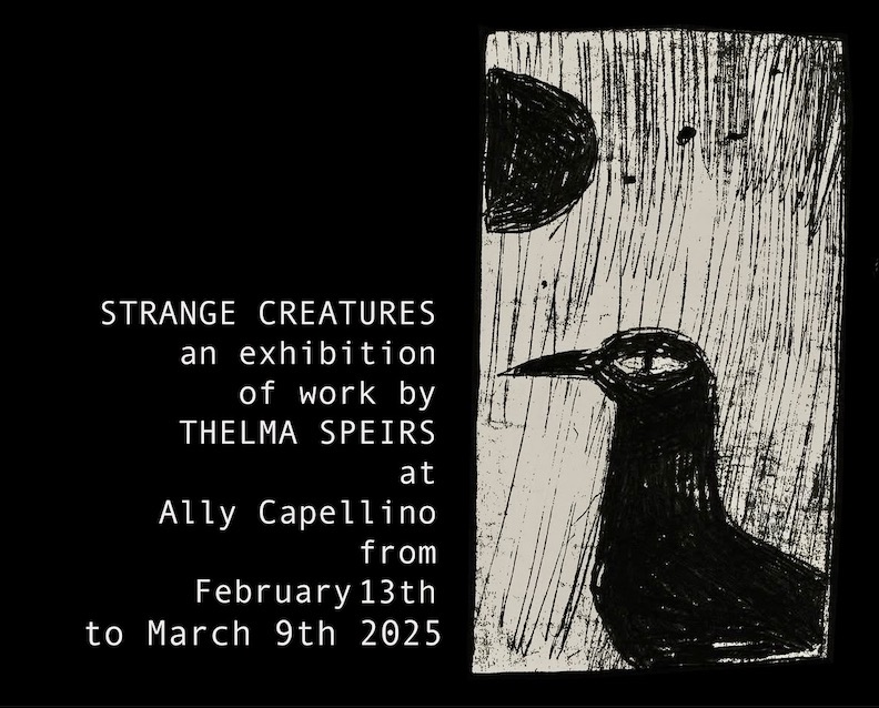 Promotional image for STRANGE CREATURES by THELMA SPEIRS