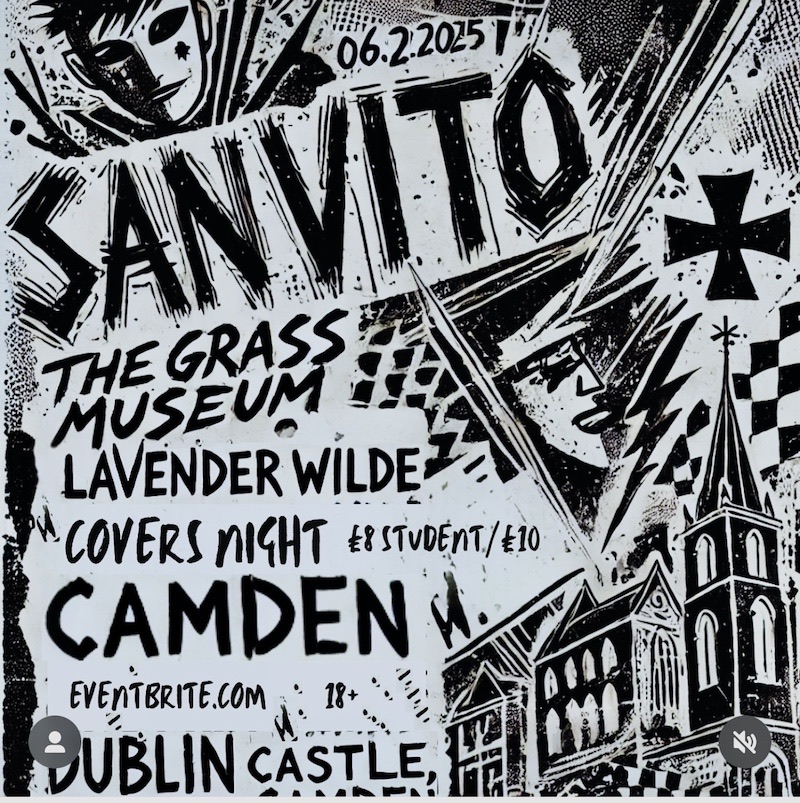 Flyer for Sanvito at the Dublin Castle
